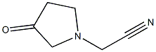 2-(3-oxopyrrolidin-1-yl)acetonitrile Structure