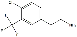 2-(4-chloro-3-(trifluoromethyl)phenyl)ethanamine Structure