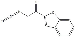 2-azido-1-(benzofuran-2-yl)ethanone 结构式