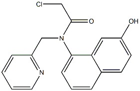  2-chloro-N-(2-hydroxynaphthalen-8-yl)-N-((pyridin-2-yl)methyl)acetamide