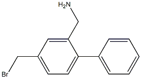 2-phenyl-(5-(bromomethyl)phenyl)methanamine 结构式