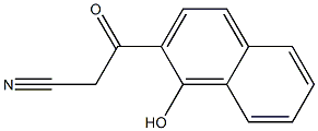 3-(1-hydroxynaphthalen-2-yl)-3-oxopropanenitrile 结构式