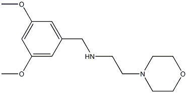 [(3,5-dimethoxyphenyl)methyl][2-(morpholin-4-yl)ethyl]amine 结构式