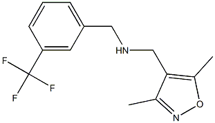 [(3,5-dimethyl-1,2-oxazol-4-yl)methyl]({[3-(trifluoromethyl)phenyl]methyl})amine