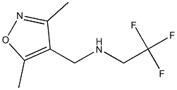 [(3,5-dimethyl-1,2-oxazol-4-yl)methyl](2,2,2-trifluoroethyl)amine Structure