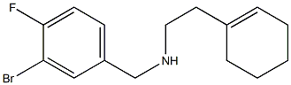 [(3-bromo-4-fluorophenyl)methyl][2-(cyclohex-1-en-1-yl)ethyl]amine|