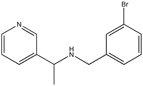 [(3-bromophenyl)methyl][1-(pyridin-3-yl)ethyl]amine Struktur