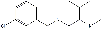 [(3-chlorophenyl)methyl][2-(dimethylamino)-3-methylbutyl]amine Structure