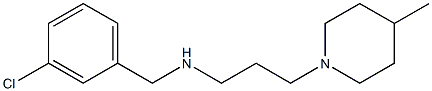 [(3-chlorophenyl)methyl][3-(4-methylpiperidin-1-yl)propyl]amine