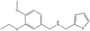 [(3-ethoxy-4-methoxyphenyl)methyl](thiophen-2-ylmethyl)amine Structure