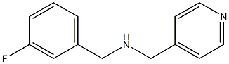 [(3-fluorophenyl)methyl](pyridin-4-ylmethyl)amine