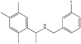 [(3-fluorophenyl)methyl][1-(2,4,5-trimethylphenyl)ethyl]amine Structure