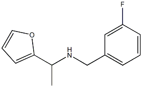 [(3-fluorophenyl)methyl][1-(furan-2-yl)ethyl]amine Structure
