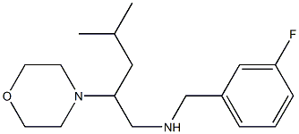 [(3-fluorophenyl)methyl][4-methyl-2-(morpholin-4-yl)pentyl]amine Structure