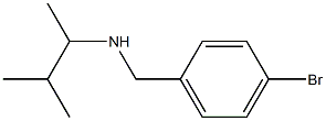 [(4-bromophenyl)methyl](3-methylbutan-2-yl)amine Structure