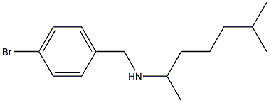 [(4-bromophenyl)methyl](6-methylheptan-2-yl)amine,,结构式