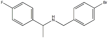 [(4-bromophenyl)methyl][1-(4-fluorophenyl)ethyl]amine|