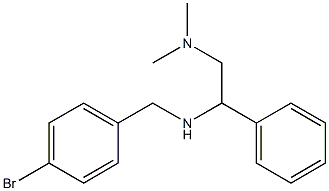 [(4-bromophenyl)methyl][2-(dimethylamino)-1-phenylethyl]amine,,结构式