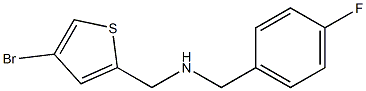  [(4-bromothiophen-2-yl)methyl][(4-fluorophenyl)methyl]amine