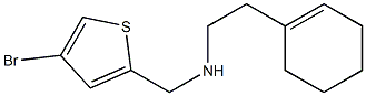 [(4-bromothiophen-2-yl)methyl][2-(cyclohex-1-en-1-yl)ethyl]amine Struktur