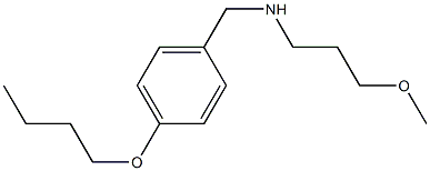 [(4-butoxyphenyl)methyl](3-methoxypropyl)amine 化学構造式