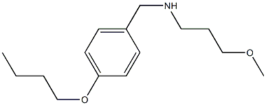 [(4-butoxyphenyl)methyl](3-methoxypropyl)amine Structure