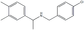 [(4-chlorophenyl)methyl][1-(3,4-dimethylphenyl)ethyl]amine Structure
