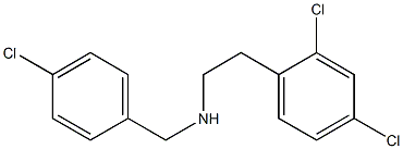 [(4-chlorophenyl)methyl][2-(2,4-dichlorophenyl)ethyl]amine Structure