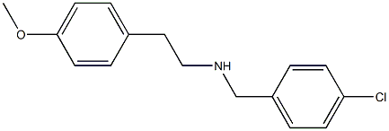 [(4-chlorophenyl)methyl][2-(4-methoxyphenyl)ethyl]amine Struktur