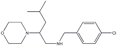 [(4-chlorophenyl)methyl][4-methyl-2-(morpholin-4-yl)pentyl]amine