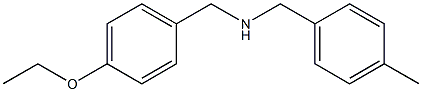 [(4-ethoxyphenyl)methyl][(4-methylphenyl)methyl]amine 化学構造式