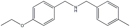 [(4-ethoxyphenyl)methyl][(4-methylphenyl)methyl]amine Structure