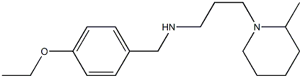 [(4-ethoxyphenyl)methyl][3-(2-methylpiperidin-1-yl)propyl]amine Structure