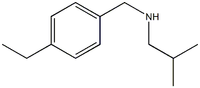 [(4-ethylphenyl)methyl](2-methylpropyl)amine Struktur