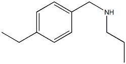 [(4-ethylphenyl)methyl](propyl)amine 结构式