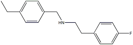 [(4-ethylphenyl)methyl][2-(4-fluorophenyl)ethyl]amine 化学構造式