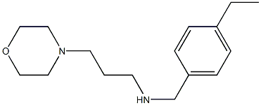  [(4-ethylphenyl)methyl][3-(morpholin-4-yl)propyl]amine