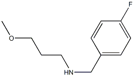 [(4-fluorophenyl)methyl](3-methoxypropyl)amine Structure