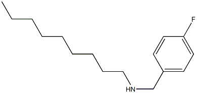[(4-fluorophenyl)methyl](nonyl)amine Structure