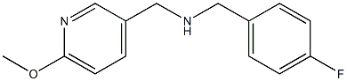 [(4-fluorophenyl)methyl][(6-methoxypyridin-3-yl)methyl]amine|