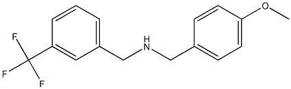 [(4-methoxyphenyl)methyl]({[3-(trifluoromethyl)phenyl]methyl})amine