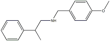 [(4-methoxyphenyl)methyl](2-phenylpropyl)amine 结构式