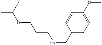 [(4-methoxyphenyl)methyl][3-(propan-2-yloxy)propyl]amine 结构式