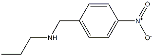 [(4-nitrophenyl)methyl](propyl)amine Struktur