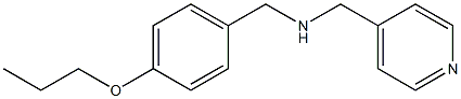 [(4-propoxyphenyl)methyl](pyridin-4-ylmethyl)amine|