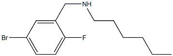[(5-bromo-2-fluorophenyl)methyl](hexyl)amine