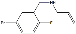 [(5-bromo-2-fluorophenyl)methyl](prop-2-en-1-yl)amine 化学構造式