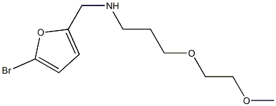 [(5-bromofuran-2-yl)methyl][3-(2-methoxyethoxy)propyl]amine 化学構造式