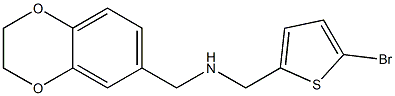 [(5-bromothiophen-2-yl)methyl](2,3-dihydro-1,4-benzodioxin-6-ylmethyl)amine