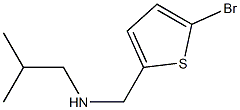 [(5-bromothiophen-2-yl)methyl](2-methylpropyl)amine Structure